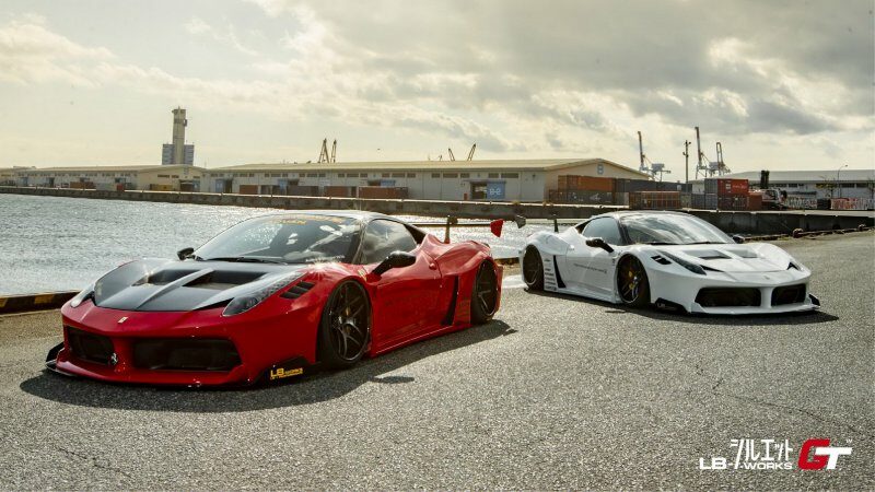 Ferrari 458 Italia в обвесе от Liberty Walk