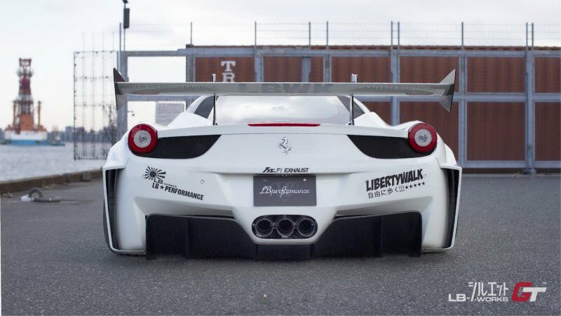 Ferrari 458 Italia в обвесе от Liberty Walk