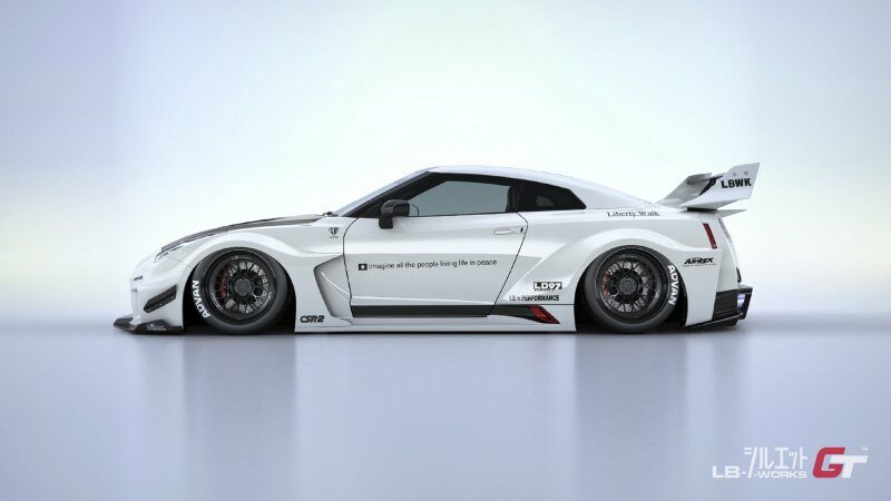 Nissan GT-R в обвесе от Liberty Walk