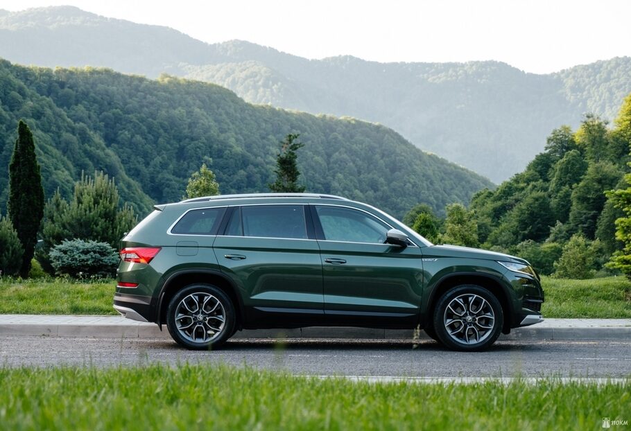 Тест драйв Skoda Kodiaq Scout  разведка дизелем