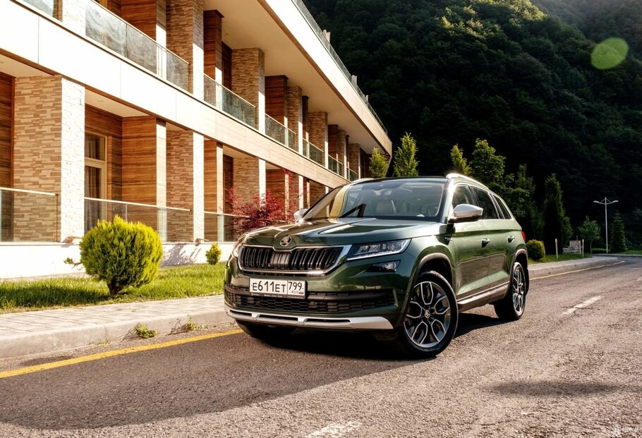 Тест драйв Skoda Kodiaq Scout  разведка дизелем