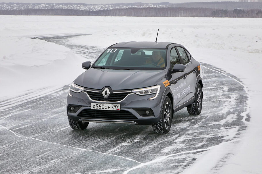 Зимний тест драйв Рено Аркана: коньки подпевают, звеня. Полный привод 4x4 на вариаторе