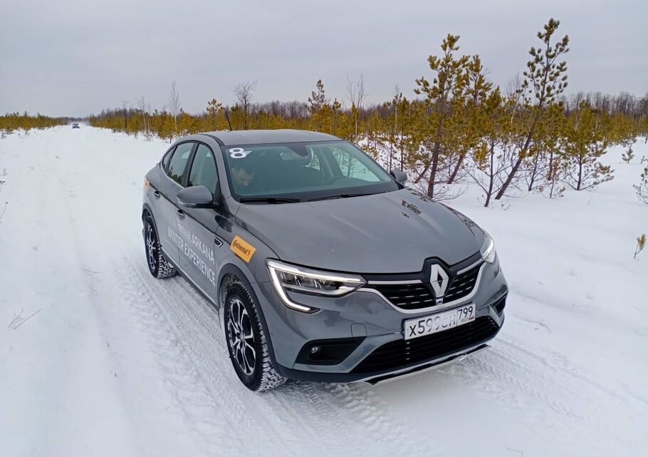 Зимний тест драйв Рено Аркана: коньки подпевают, звеня. Полный привод 4x4 на вариаторе