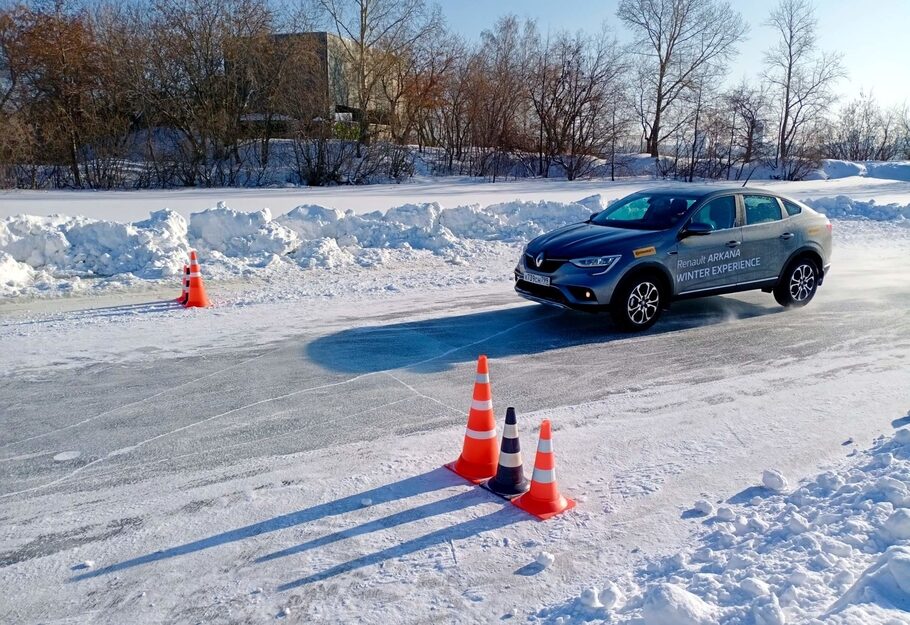 Зимний тест драйв Рено Аркана: коньки подпевают, звеня. Полный привод 4x4 на вариаторе