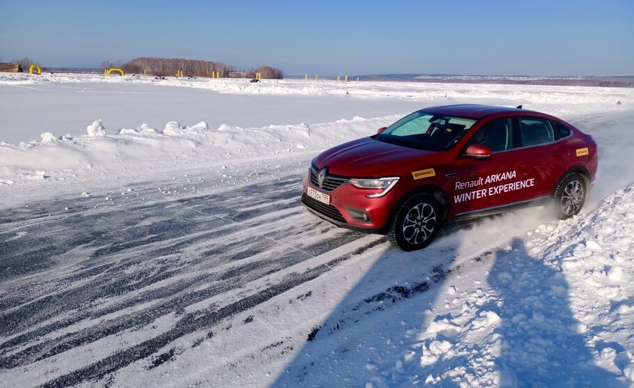 Зимний тест драйв Рено Аркана: коньки подпевают, звеня. Полный привод 4x4 на вариаторе